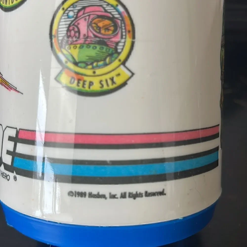 1989 Hasbro G.I. Joe a real American hero thermos
